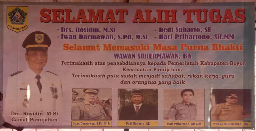 Sertijab, Camat, Pamijahan, Kesan