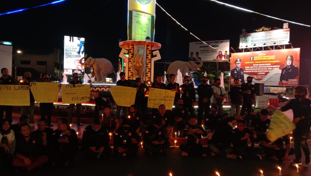 Lilin, FPII, Polisi, Jurnalis, Demas Laira