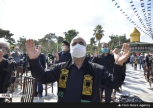 Warga Iran Peringati Asyura dengan Protokol Kesehatan Iran, Asyura, Protokol, Kesehatan