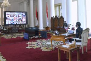 Presiden Minta Pemerintah Daerah Waspadai Tren Penyebaran Covid-19 Presiden, Pemerintah, Daerah, Tren, Penyebaran, Covid-19