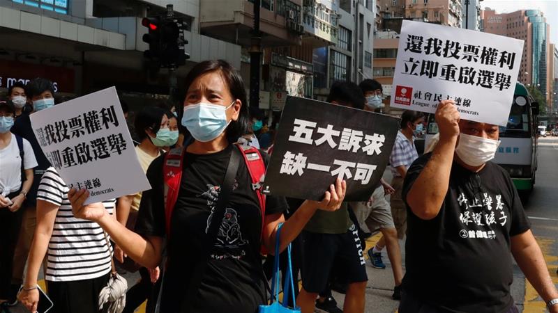 Pileg Hong Kong Ditunda, Puluhan Aktivis Pro-Demokrasi Ditangkap Pileg, Hong Kong, Aktivis, Pro-Demokrasi