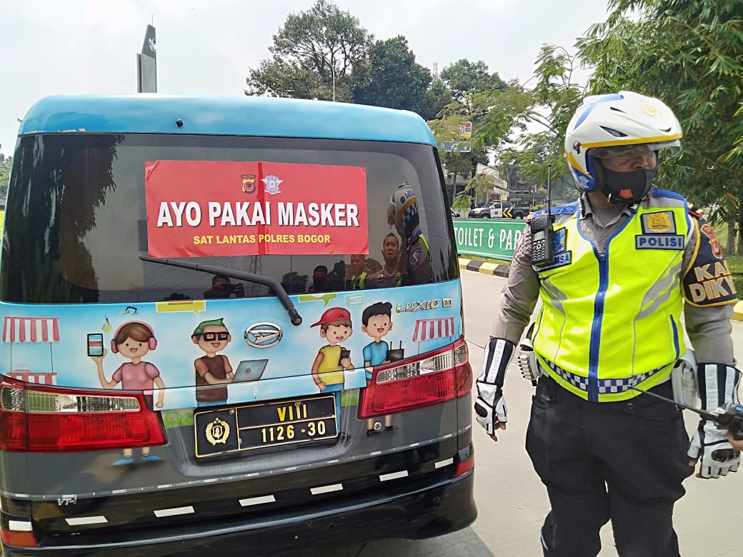 Polres Bogor, Disiplin, Masker