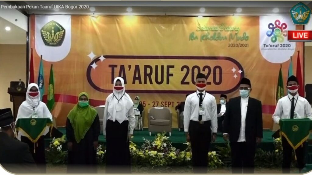 Rektor UIKA Buka Ta'aruf Secara Daring Rektor, UIKA, Ta'aruf, Daring