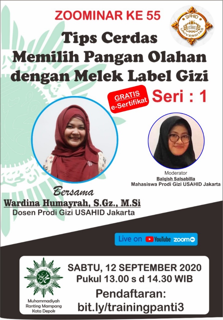 Panti Asuhan, Muhammadiyah, Mampang, Webinar