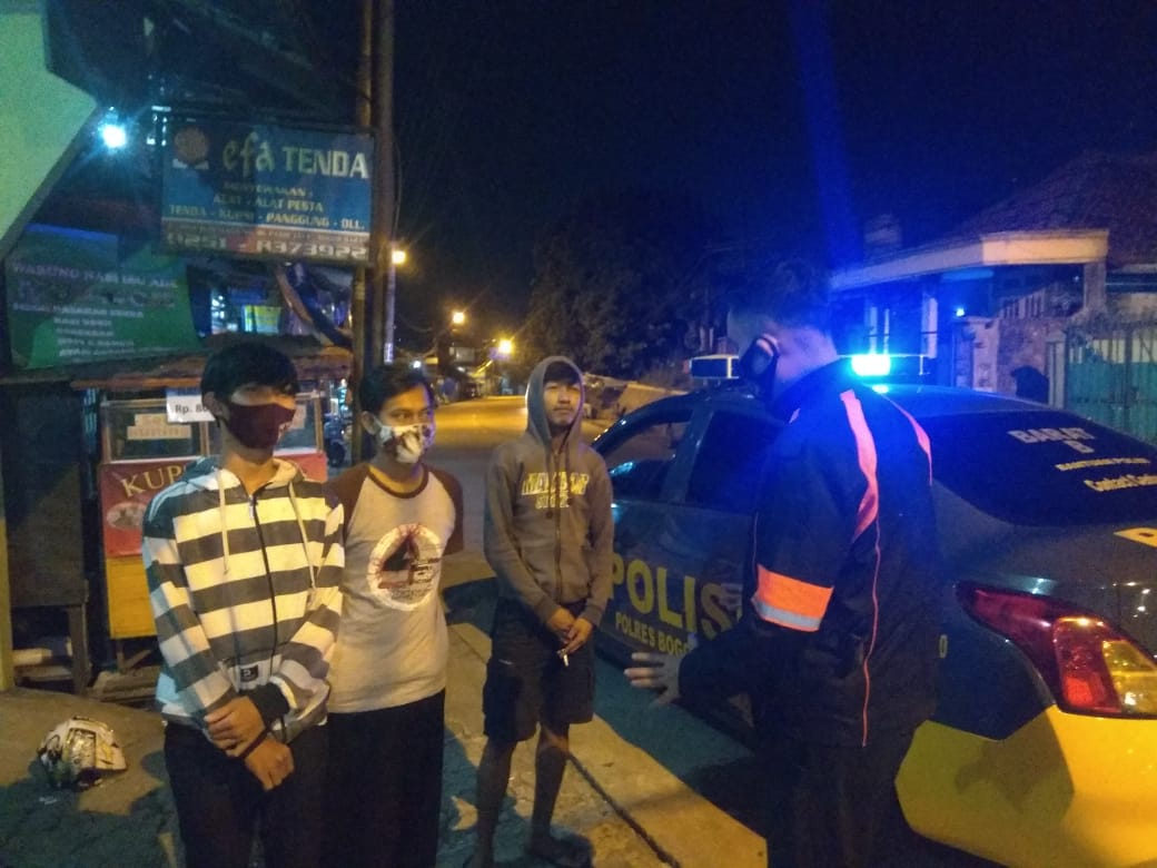 Razia, Masker, Bogor Barat, Pelanggar, Sanksi