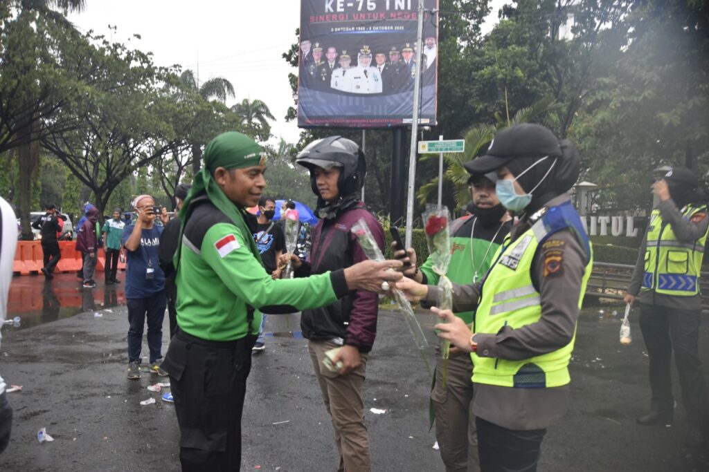 Demo Tolak UU Omnibus Law di Bogor Berlangsung Kondusif Demonstrasi, UU, Omnibus Law, Kabupaten Bogor, Kondusif