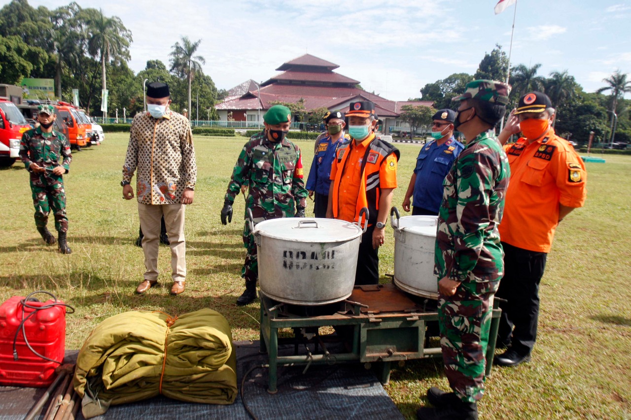 Personil, Perlengkapan, Kabupaten Bogor, Siaga, Bencana, Alam