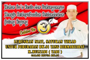 Warga Dorong M. Mulyadi Jadi Kandidat Ketua RW 01 Keluruhan Curug M. Mulyadi, Kandidat, RW, Kelurahan Curug