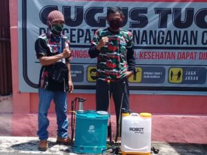 Gelar Baksos, LMP Semprotkan Disinfektan di Bogor Barat Baksos, LMP, Disinfektan, Bogor Barat