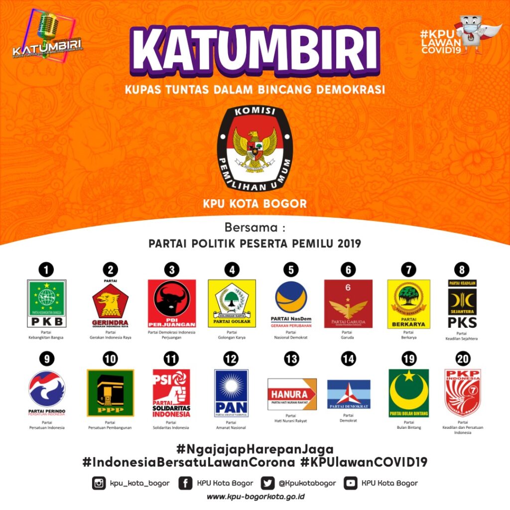 KPU Kota Bogor Gelar KATUMBIRI Selama Dua Pekan KPU, Kota Bogor, KATUMBIRI