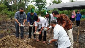 Peletakan Batu Pertama, Kahmi dan HMI Touna Bangun Graha Insan Cita Batu Pertama, Kahmi, HMI, Touna, Graha, Insan Cita