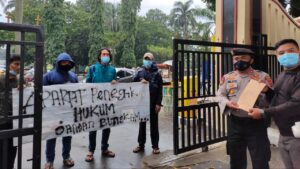 Mahasiswa Demo di Polres Bogor, Minta Usut Proyek Bermasalah Mahasiswa, Polres Bogor, Proyek