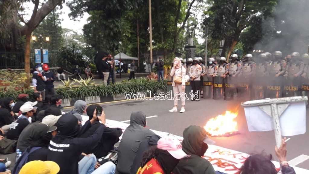 Demo ke Istana, KM UNPAK Minta Batalkan Omnibus Law Demonstrasi, ke Istana, UNPAK, Omnibus Law