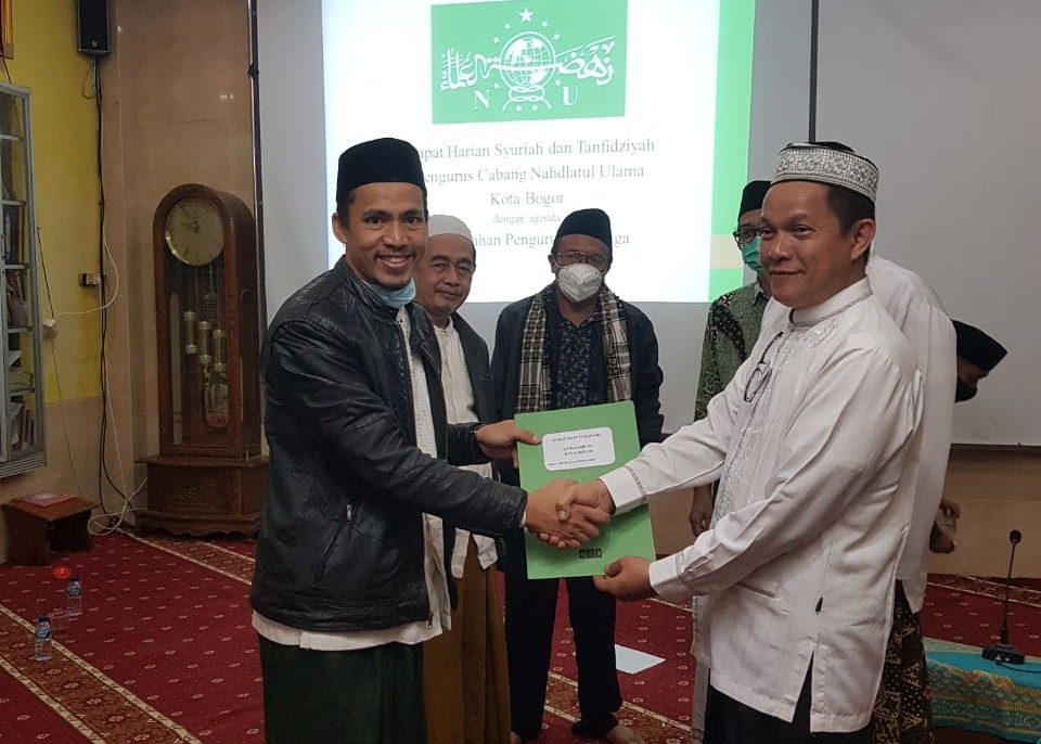 PC NU Kota Bogor Serahkan SK Kepengurusan 14 Lembaga PC NU, Kota Bogor, SK, Lembaga