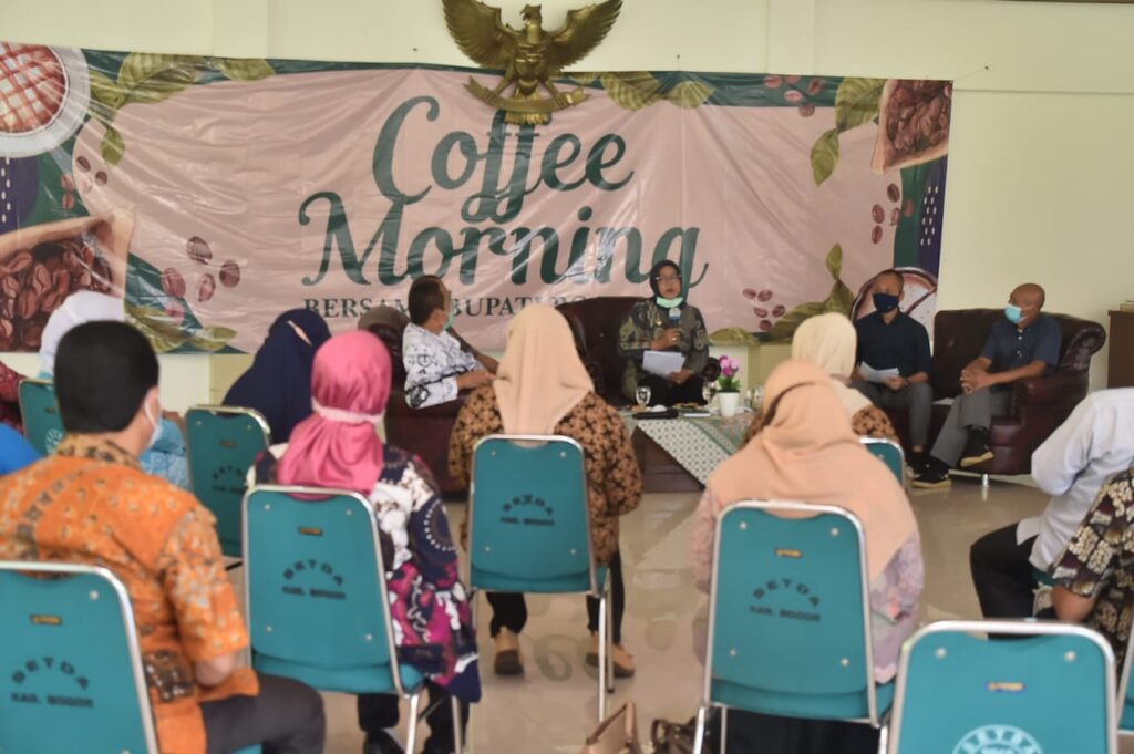 Coffee Morning, Bupati Bogor Selaraskan Gagasan tentang Pendidikan Coffee Morning, Bupati Bogor, Gagasan, Pendidikan