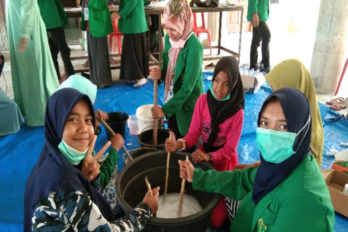 KKN, Unimal, Produksi, Sabun, Cuci Piring