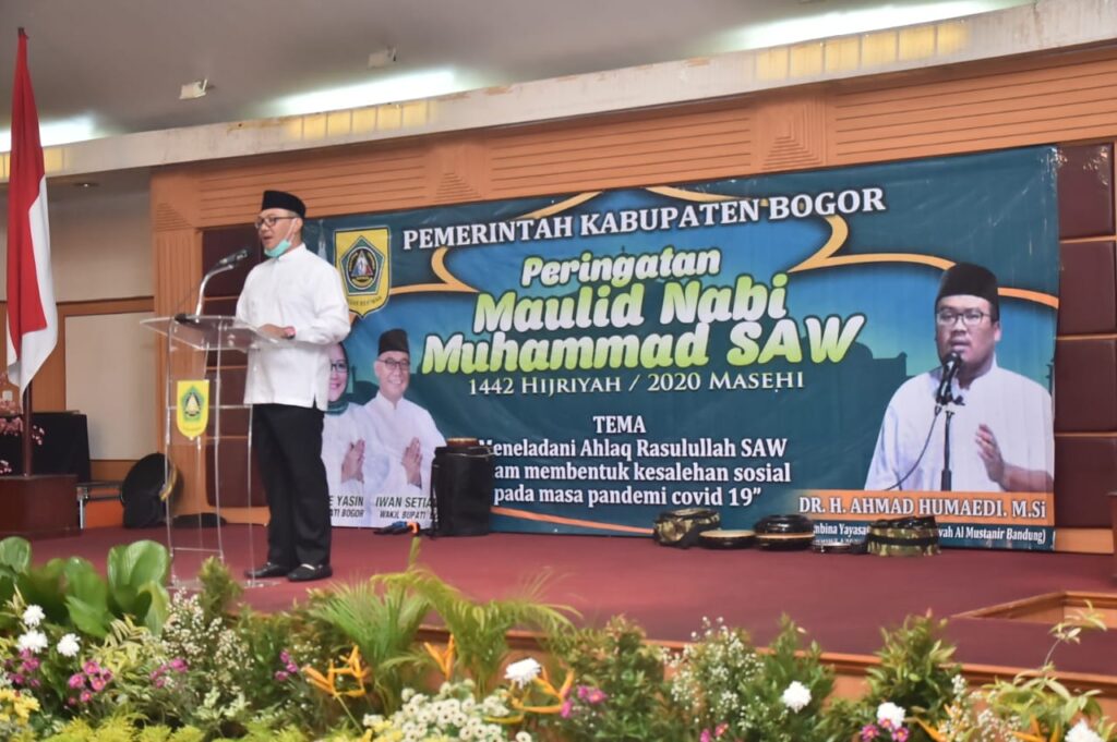 Pemkab Bogor Peringati Maulid Nabi Secara Virtual Kabupaten Bogor, Maulid, Nabi, Virtual