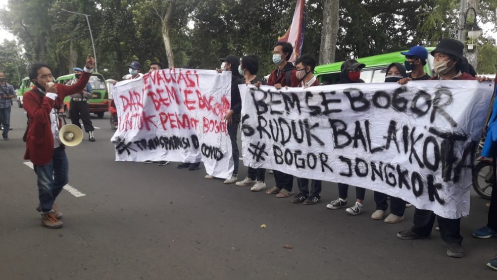 Mahasiswa, BEM, Pemkot Bogor, Tagar, Bogor Jongkok