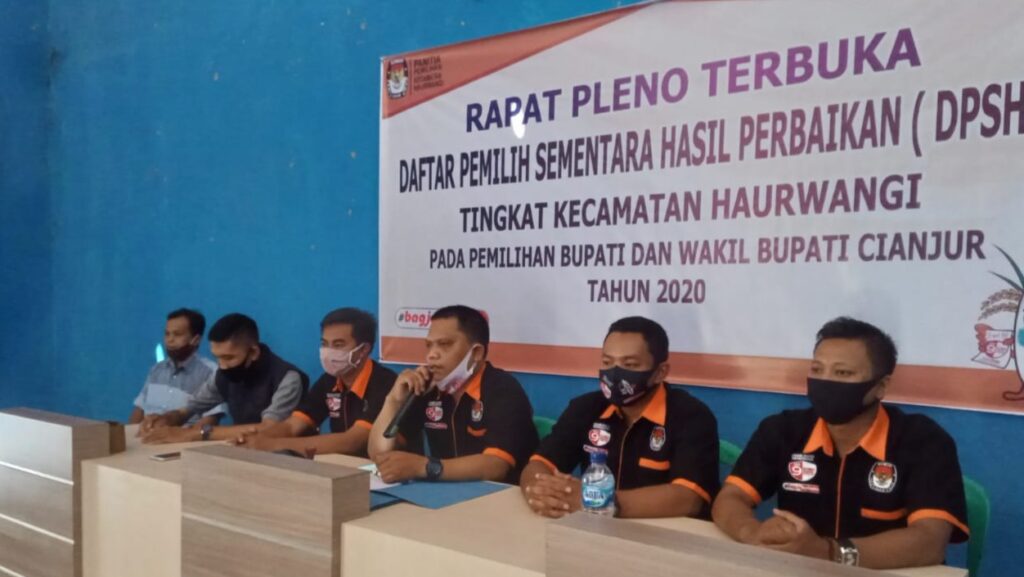 PPK Haurwangi Matangkan Persiapan Pilkada Cianjur PPK, Haurwangi, Matangkan, Pilkada 2020, Cianjur