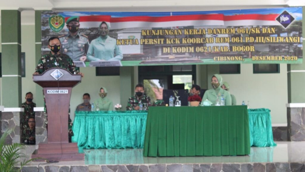Baru Menjabat, Danrem 061 Kunjungi Kodim Kabuten Bogor Danrem 061, Kodim 0627, Kabuten Bogor