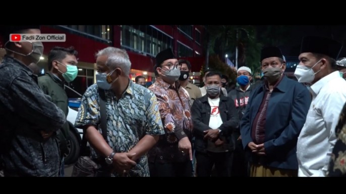 Fadli Zon, Jenazah, Laskar FPI