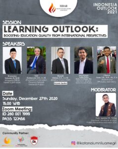Sambut Tahun Baru, IKRAR Bahas Proyeksi Pendidikan 2021 Tahun Baru, IKRAR, Webinar, Proyeksi, Pendidikan