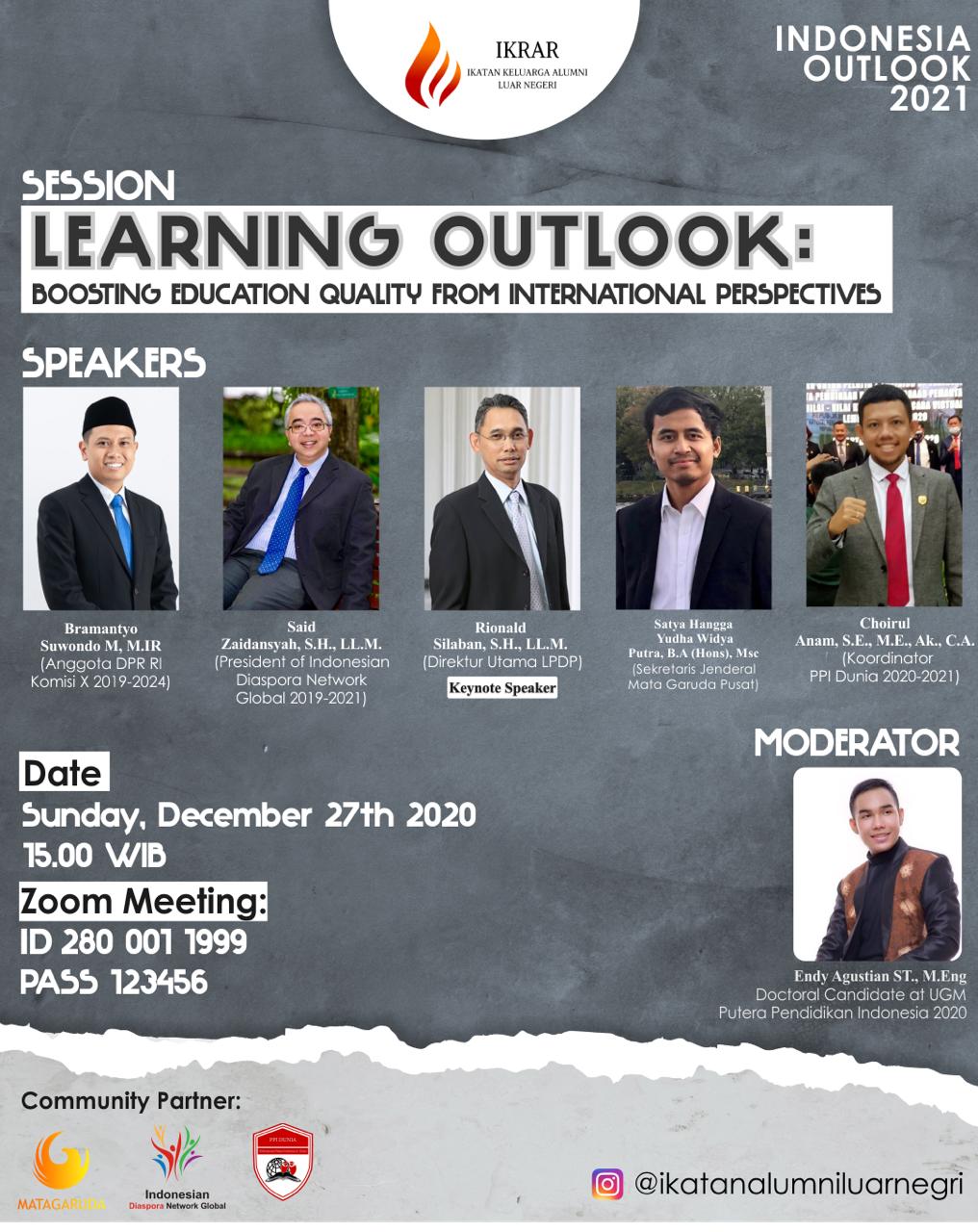 Tahun Baru, IKRAR, Webinar, Proyeksi, Pendidikan