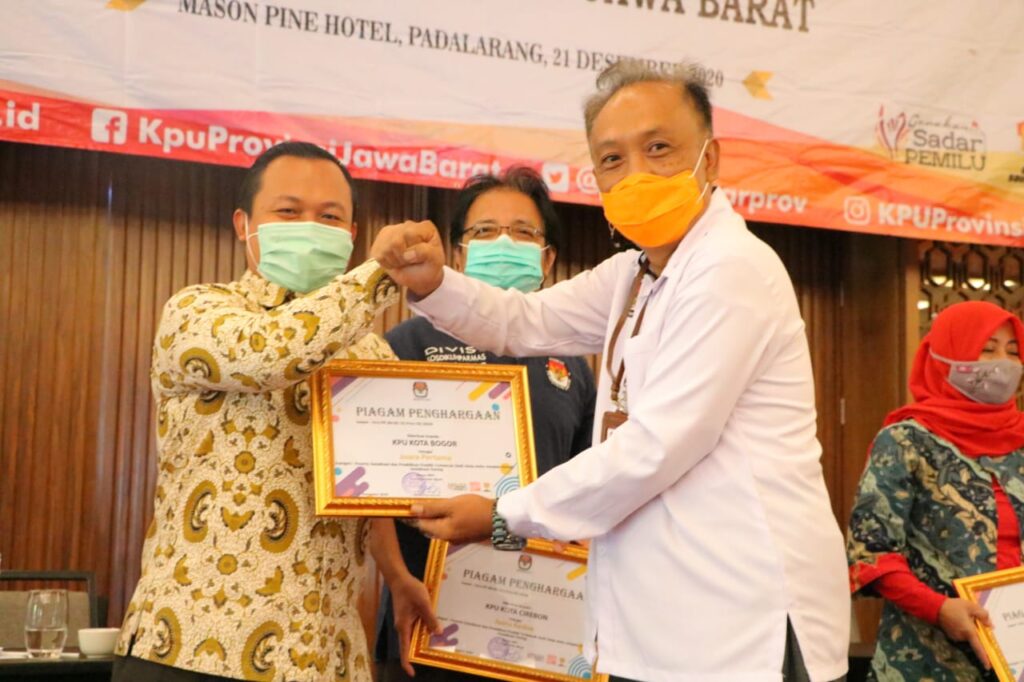 Sabet 5 Penghargaan, KPU Kota Bogor Terbaik se-Jawa Barat Penghargaan, KPU, Kota Bogor, Jawa Barat