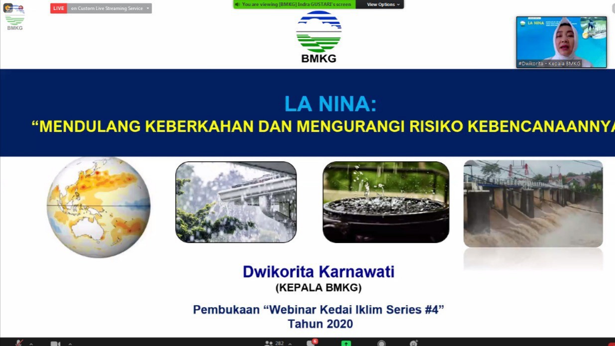 BMKG, Peluang,  La Nina, Kesejahteraan