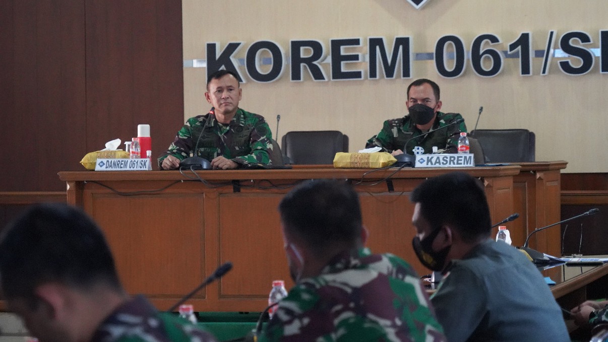 Korem 061, Ahmad Fauzi, Vaksinasi, Nasional, Covid-19