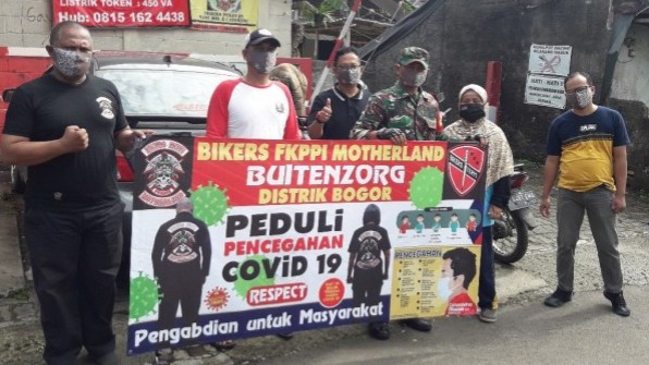 Putus Penyebaran Covid-19, BFM Buitenzorg Sterilisasi Kampung Cibuluh Covid-19, BFM Buitenzorg, Kampung Cibuluh