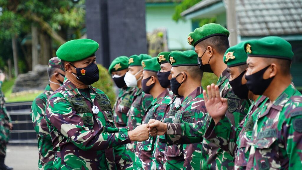 Danrem Cek Kesiapan Yonif 315/Garuda sebagai Satgas Pamrahwan Papua Danrem 061, Yonif 315/Garuda, Satgas, Pamrahwan Papua