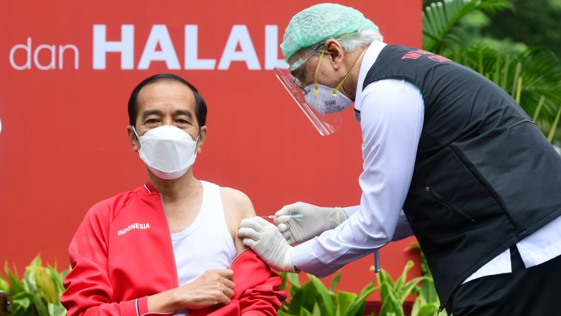 Presiden Jokowi, Vaksin Covid-19