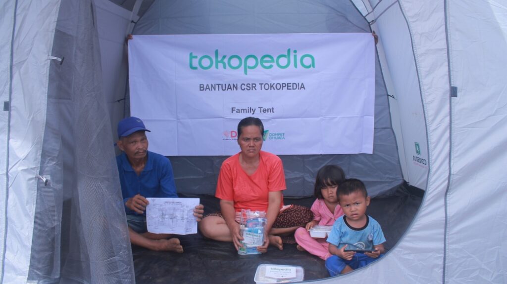 Tokopedia, Logistik, Gempa Sulbar