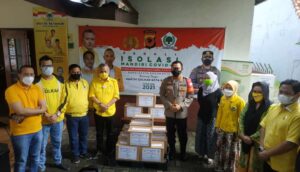 Golkar dan Polri Peduli Pasien Isolasi Mandiri Golkar, Polri, Pasien, Isolasi Mandiri