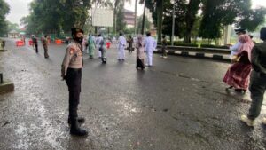 Polres Bogor Amankan Pelantikan Kades dengan Protokol Kesehatan Polres Bogor, Kades Bogor, Protokol Kesehatan