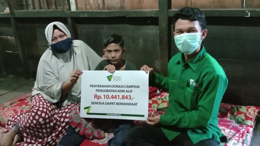 DD Waspada Bantu Pengobatan Alif, Penderita Usus Buntu Meletus DD Waspada, Pengobatan, Usus Buntu