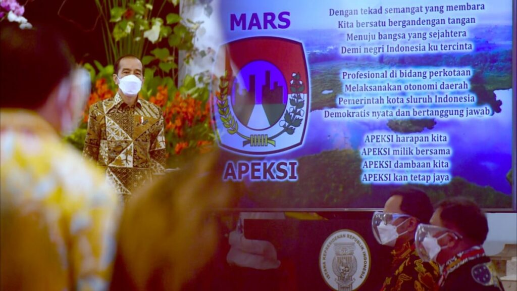 Buka Munas VI Apeksi, Presiden: Covid-19 Belum Berakhir Apeksi, Presiden Jokowi, Covid-19