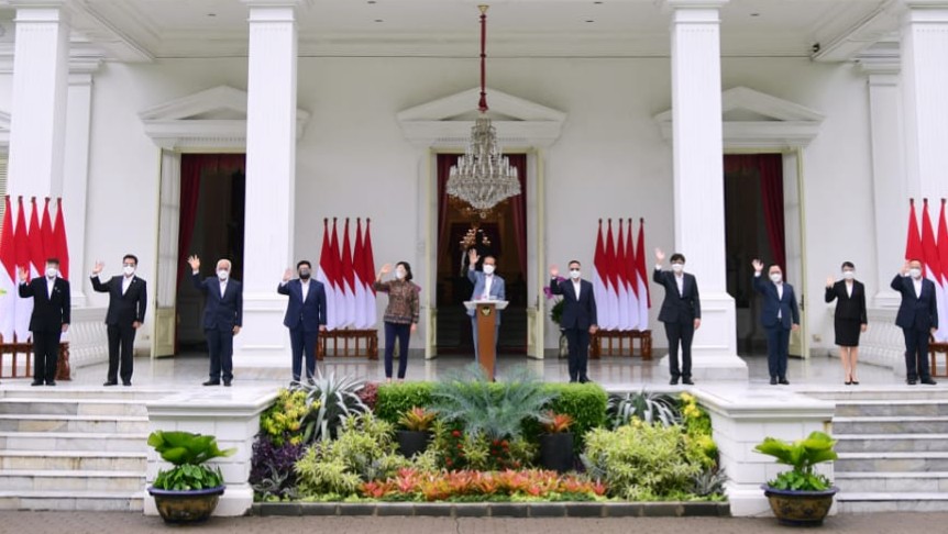 Presiden Perkenalkan Jajaran Dewan Pengawas dan Direktur INA Presiden Jokowi, Direktur INA