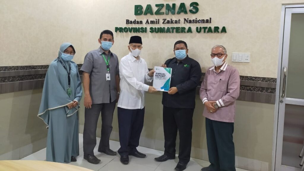 DD Waspada Serahkan Laporan Tahunan ke Baznas Sumut DD Waspada, Laporan Tahunan, Baznas Sumut