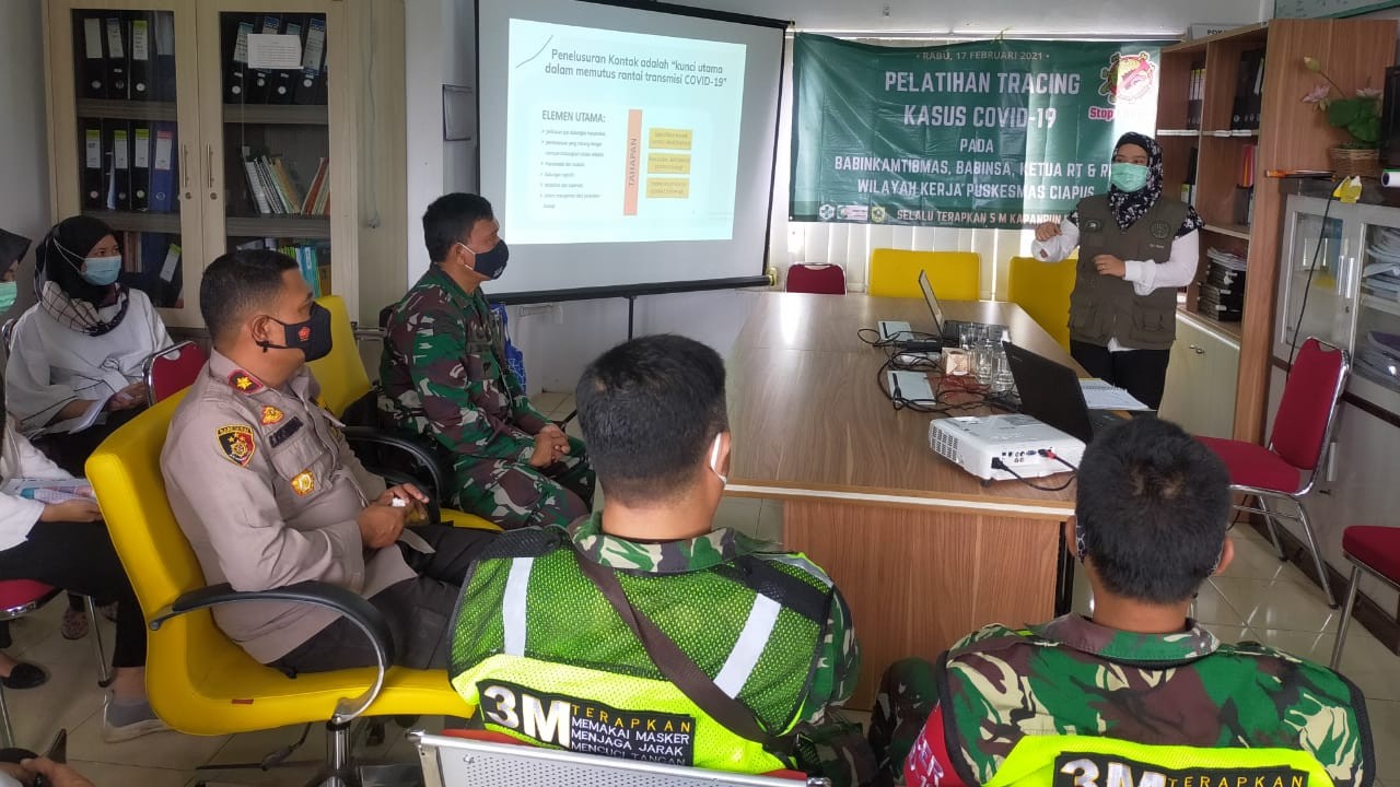 Bhabinkamtibmas, Bhabinsa, Ciomas, Tracing, PPKM Mikro