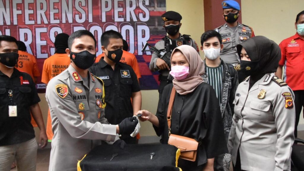 Tangkap Pelaku Curanmor, Polres Bogor Sita 17 Motor Curanmor, Polres Bogor, Barang Bukti