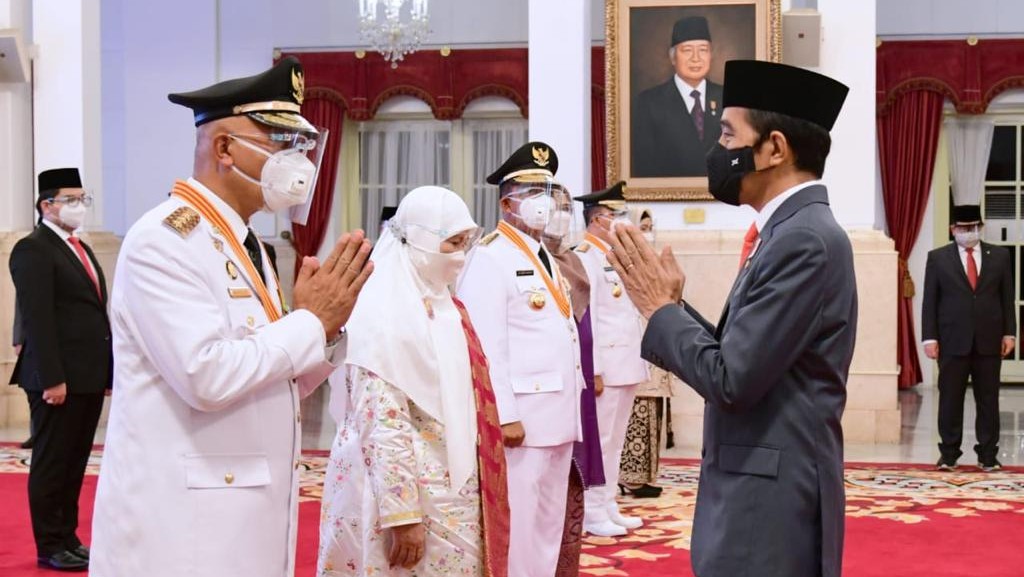 Presiden Jokowi, Pelantikan Gubernur, Gubernur Sumatera Barat, Gubernur Kepulauan Riau, Gubernur Bengkulu,