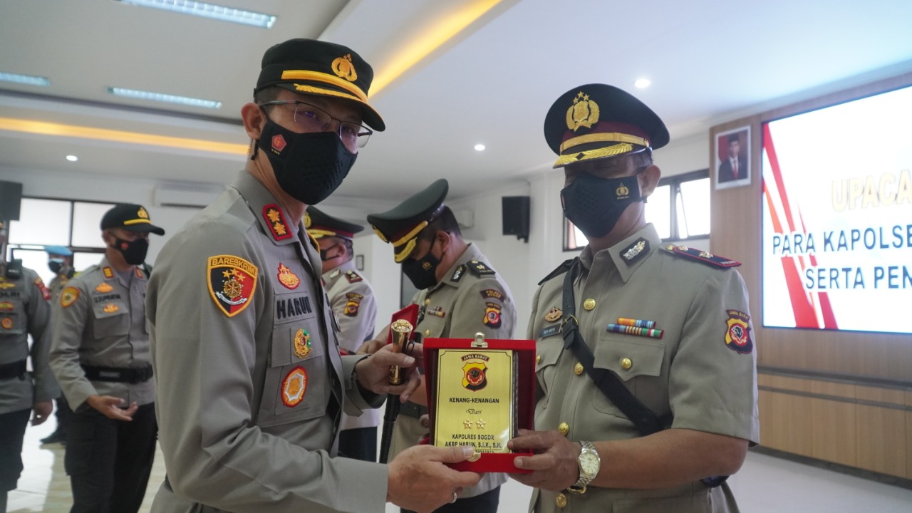 Penyegaran Institusi, Pejabat Polres Bogor, Rotasi, Sertijab