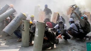 Demonstrasi Berdarah: 18 Demonstran Myanmar Tewas Demonstrasi Berdarah, Demonstrasi, Kudeta Myanmar