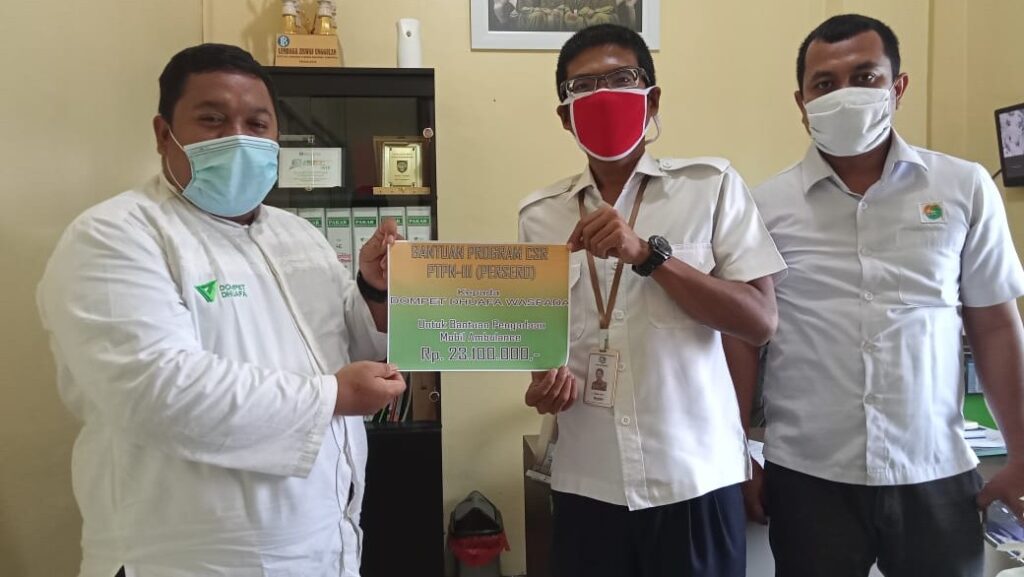 PTPN III Salurkan Dana CSR kepada DD Waspada PTPN III, CSR, DD Waspada