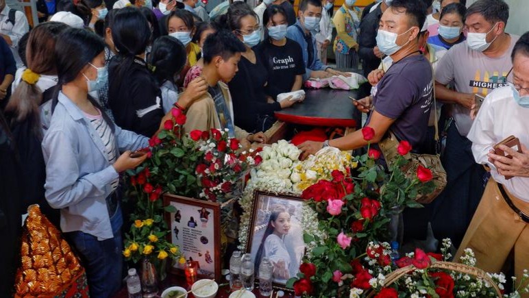 Myanmar, Angel, Kyal Sin, Ikon Gerakan, Protes, Kudeta Myanmar