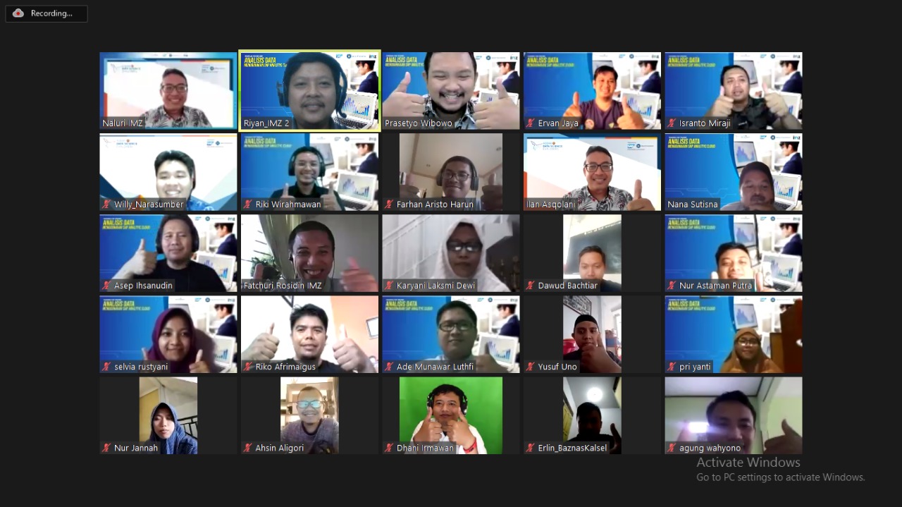 ASEAN Foundation, IMZ DD, Pelatihan, Analisis Data