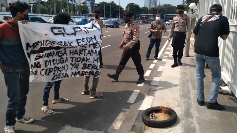 Datangi Kementerian, GLAM Protes Penambangan Ilegal di Konawe Utara KLHK, ESDM, GLAM, Penambangan Ilegal, Konawe Utara