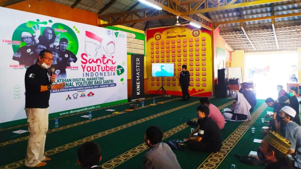 Pelatihan Youtuber Sasar Santri Sukabumi dan Cianjur Pelatihan Youtuber, Youtuber, Santri, Sukabumi, Cianjur